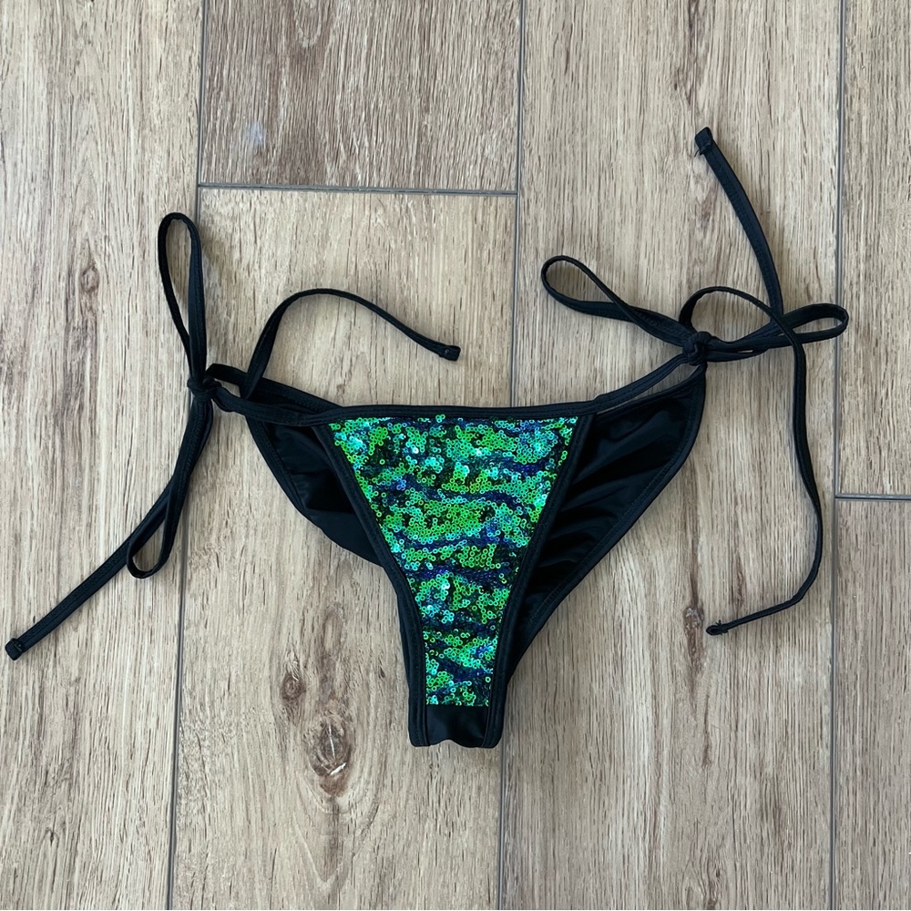 SEQUINS Y2K MICRO STRING BIKINI